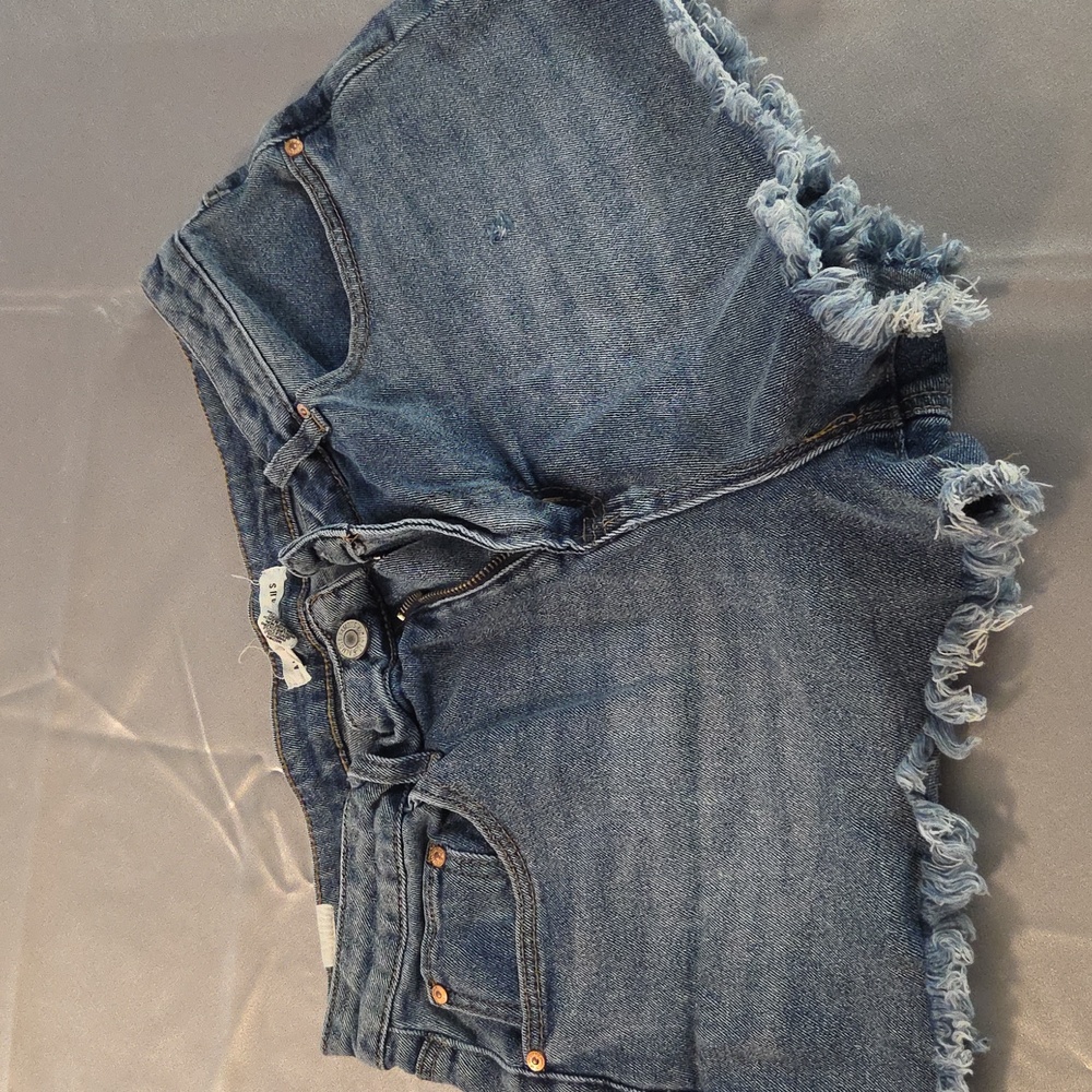 Almost Famous Blue Denim Shorts Juniors 13
